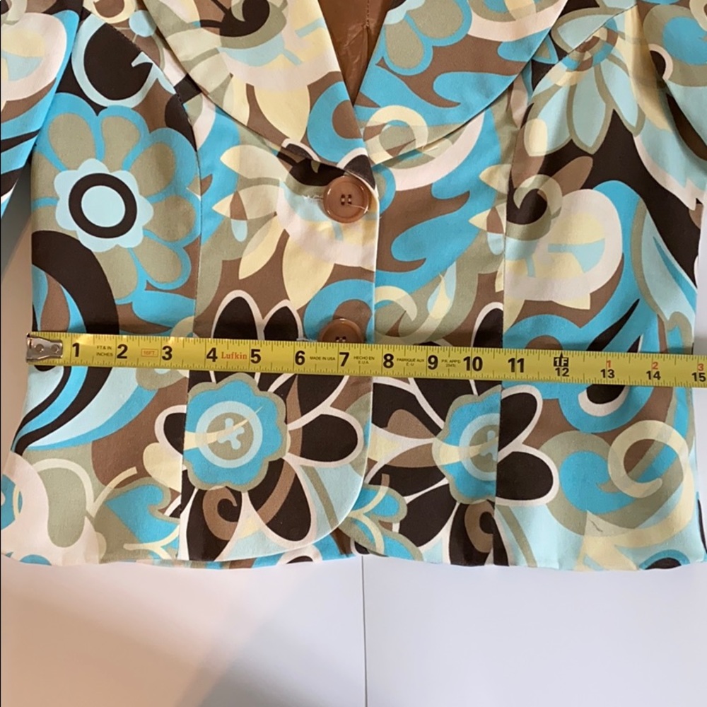 Debbie Shuchat flowered blazer - Picture 7 of 12
